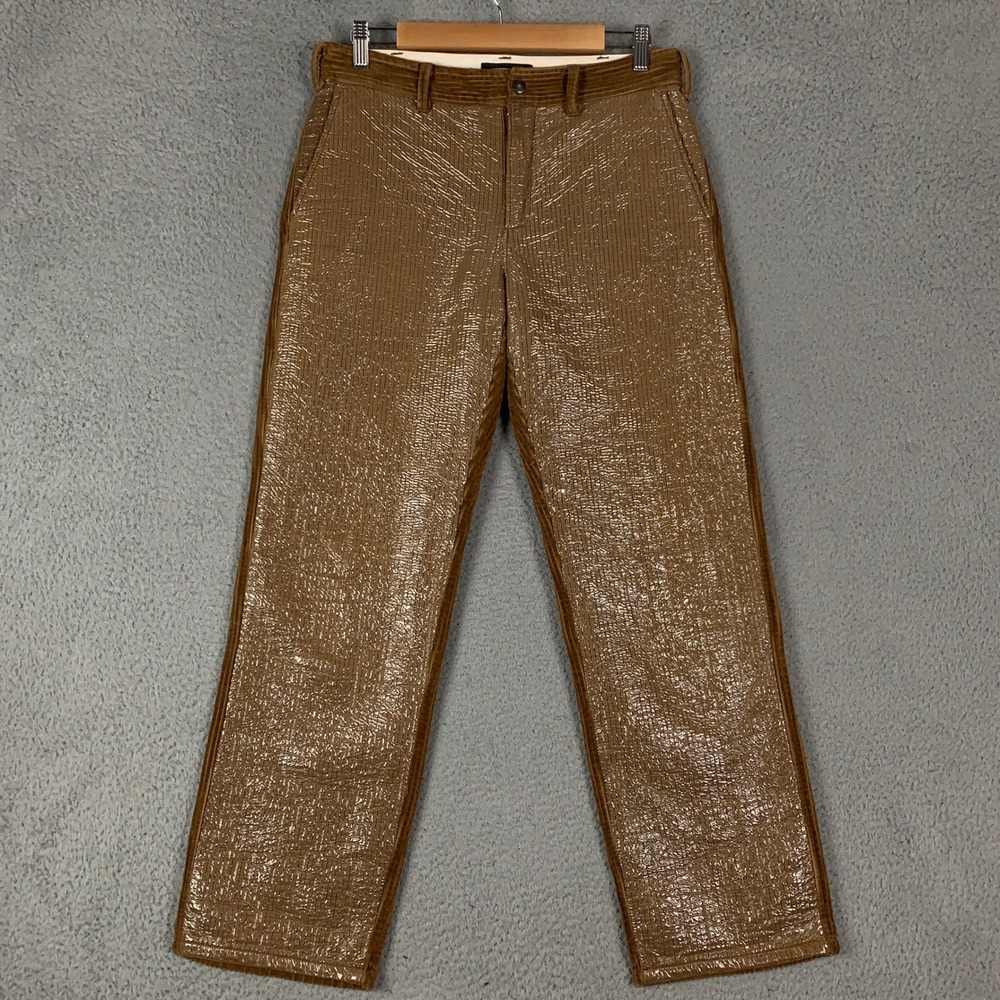 Undercover Jun Takahashi Coated Corduroy Trouser Mens 32 Brown Lamiless Pants